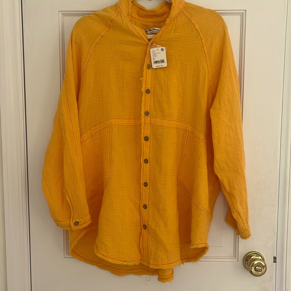 NWT WE THE FREE People Button-Up Shirt